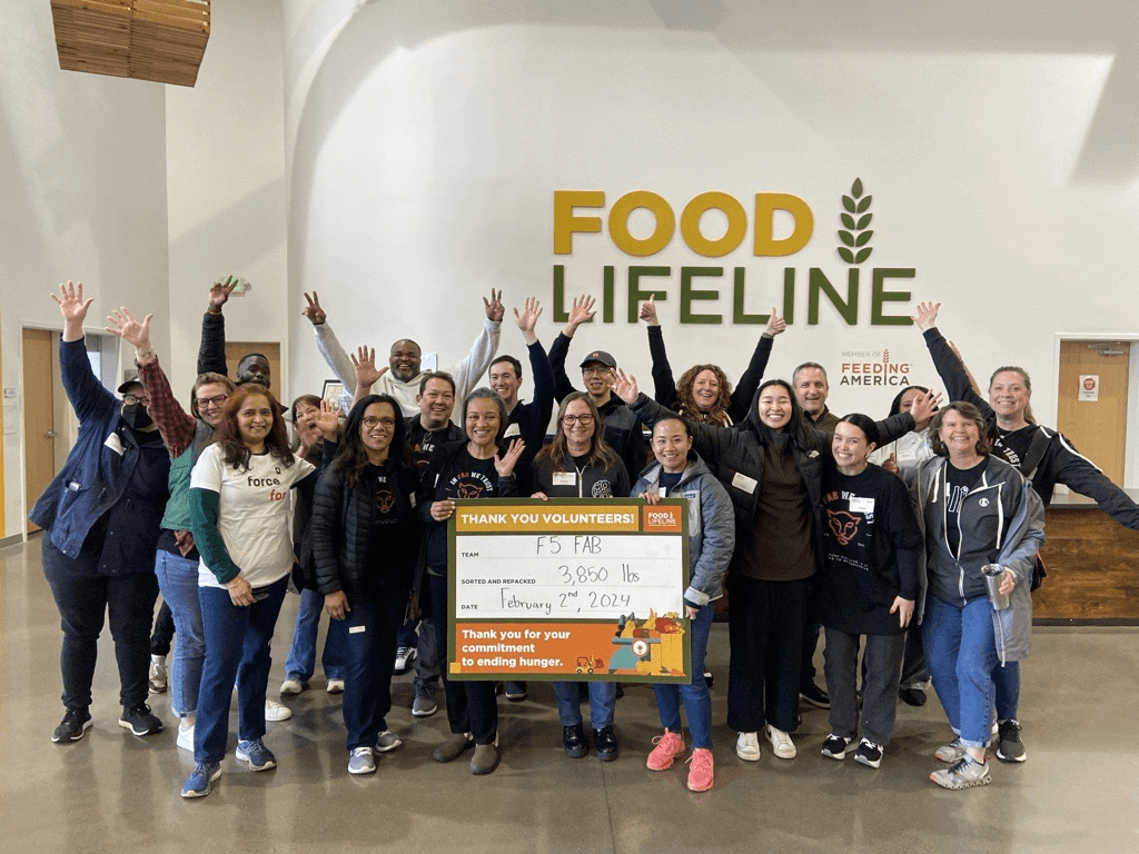 FAB members volunteer their time at Food Lifeline, a food distribution center in Seattle, as part of the group's Martin Luther King Jr. "Day of Service." FAB members volunteer their time at Food Lifeline