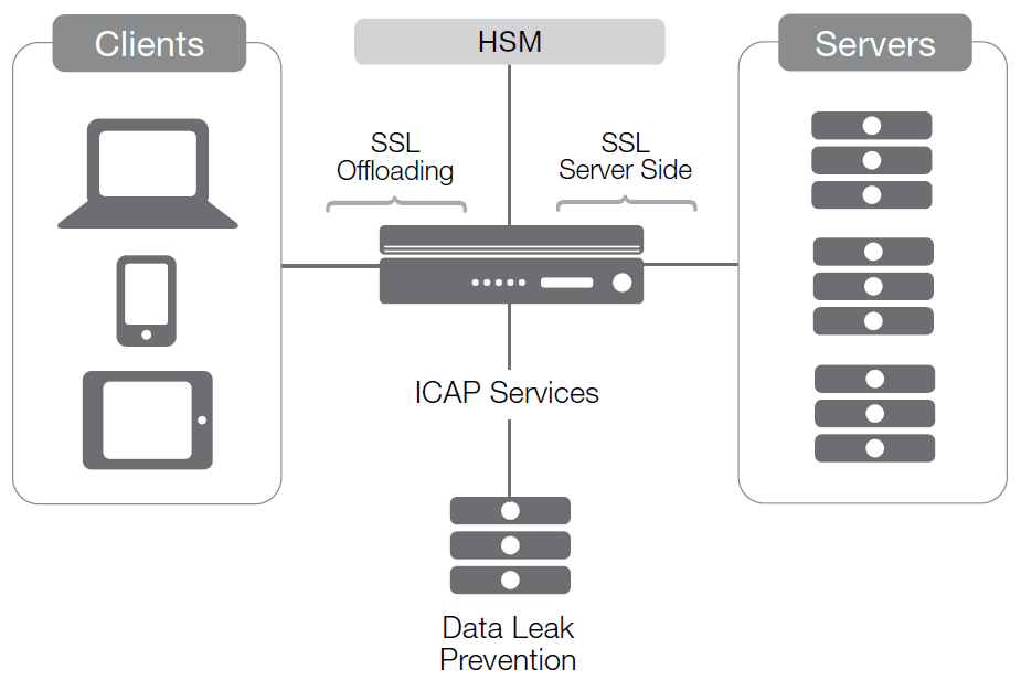 Figure 3: A BIG-IP device can also manage traffic and optimize content inside the network.