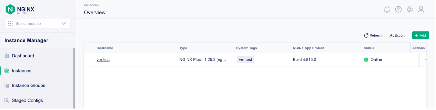 NGINX Instance Manager overview