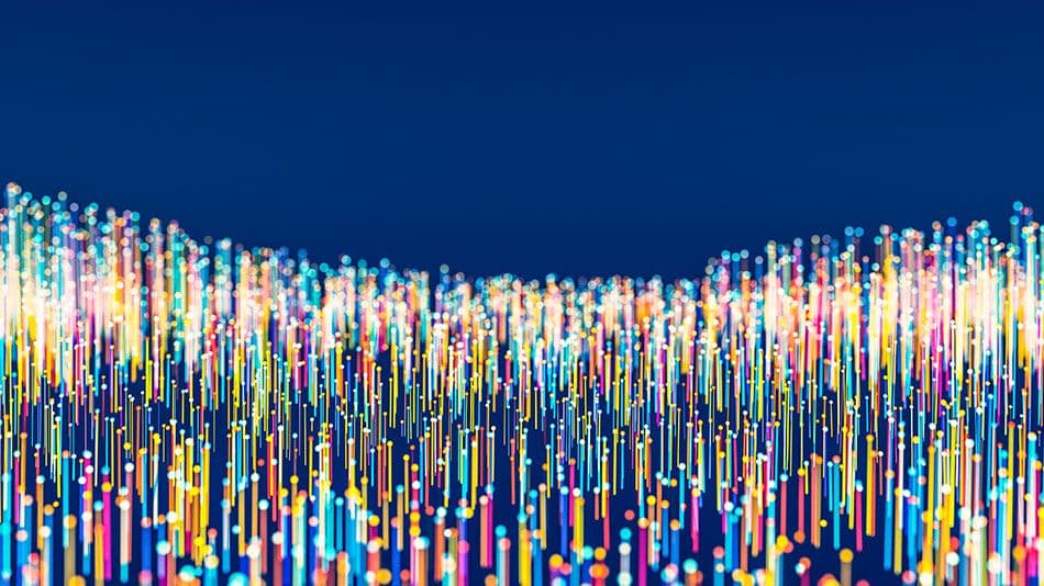 Fiberoptics filaments